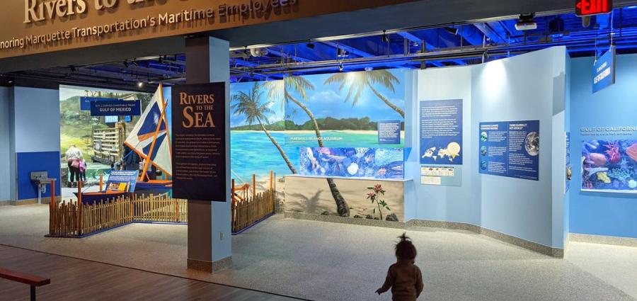 rivers to the sea exhibit entrance